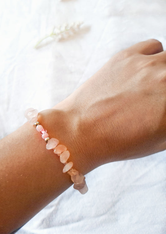 Pulsera Cuarzo Rosa