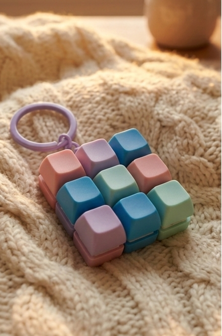 Fidget mini teclado - Llavero