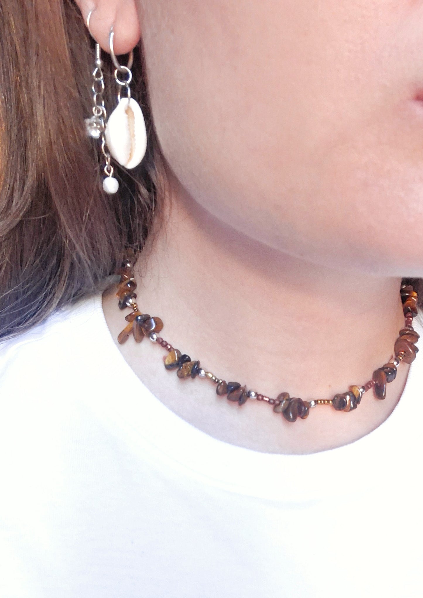 Collar ojo de tigre