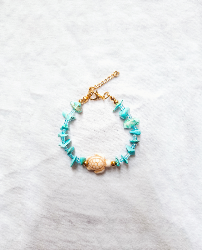 Pulsera piedras turquesas