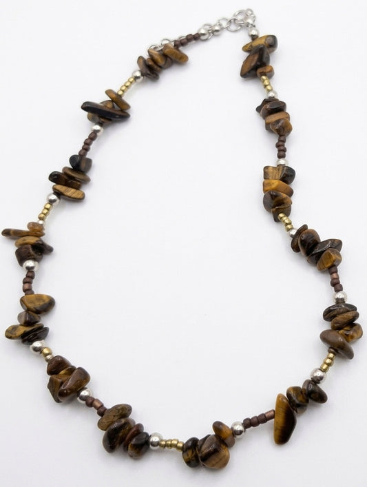 Collar ojo de tigre