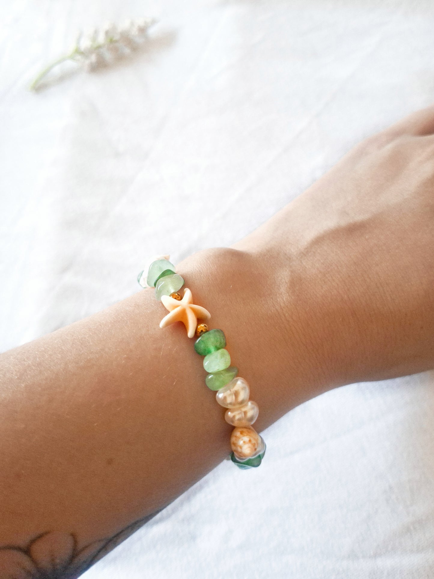 Pulsera Turmalina Verde