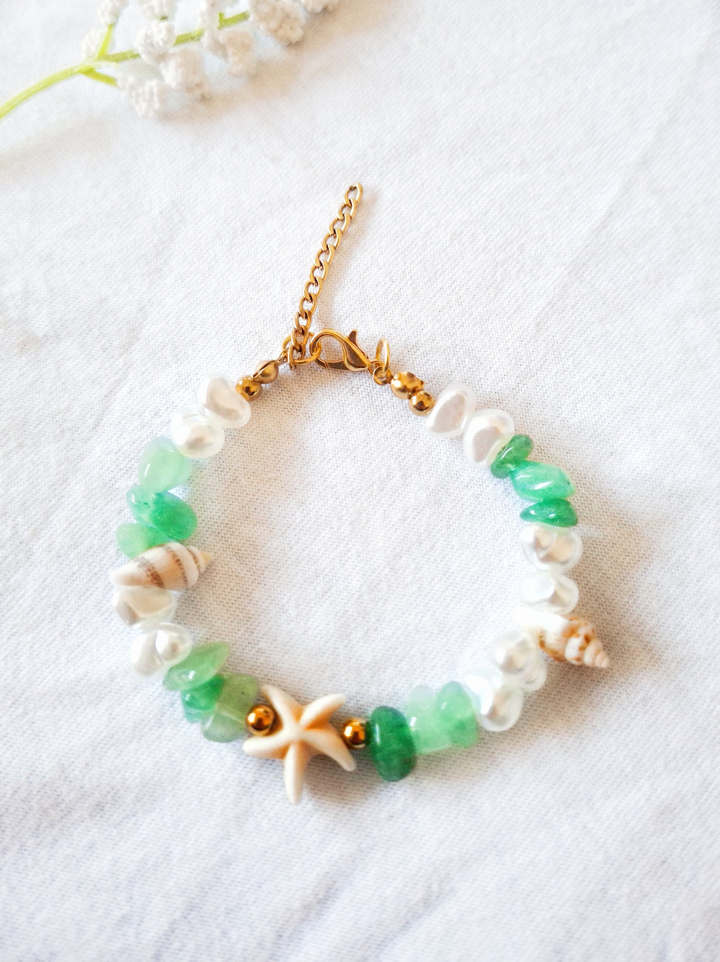 Pulsera Turmalina Verde